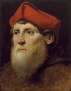 Portret van een bebaarde prelaat